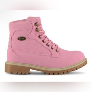 Lugz Women's Mantle Hi Slip Resistant Pink Lace Up Boot